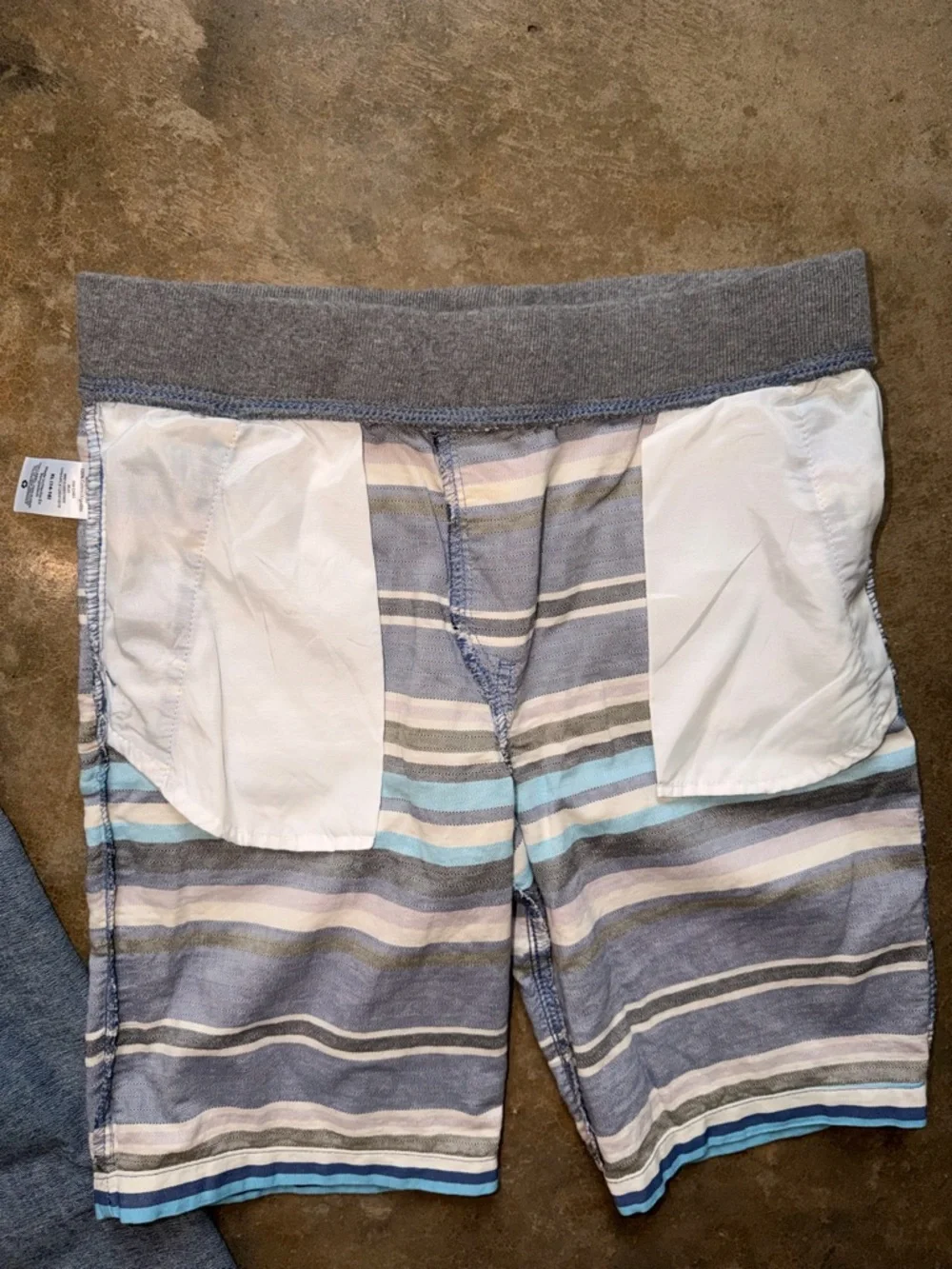 Boys Bundle - Blue Striped Shorts and Adjustable Waist Denim Jeans - Size XL - Picture 10 of 13